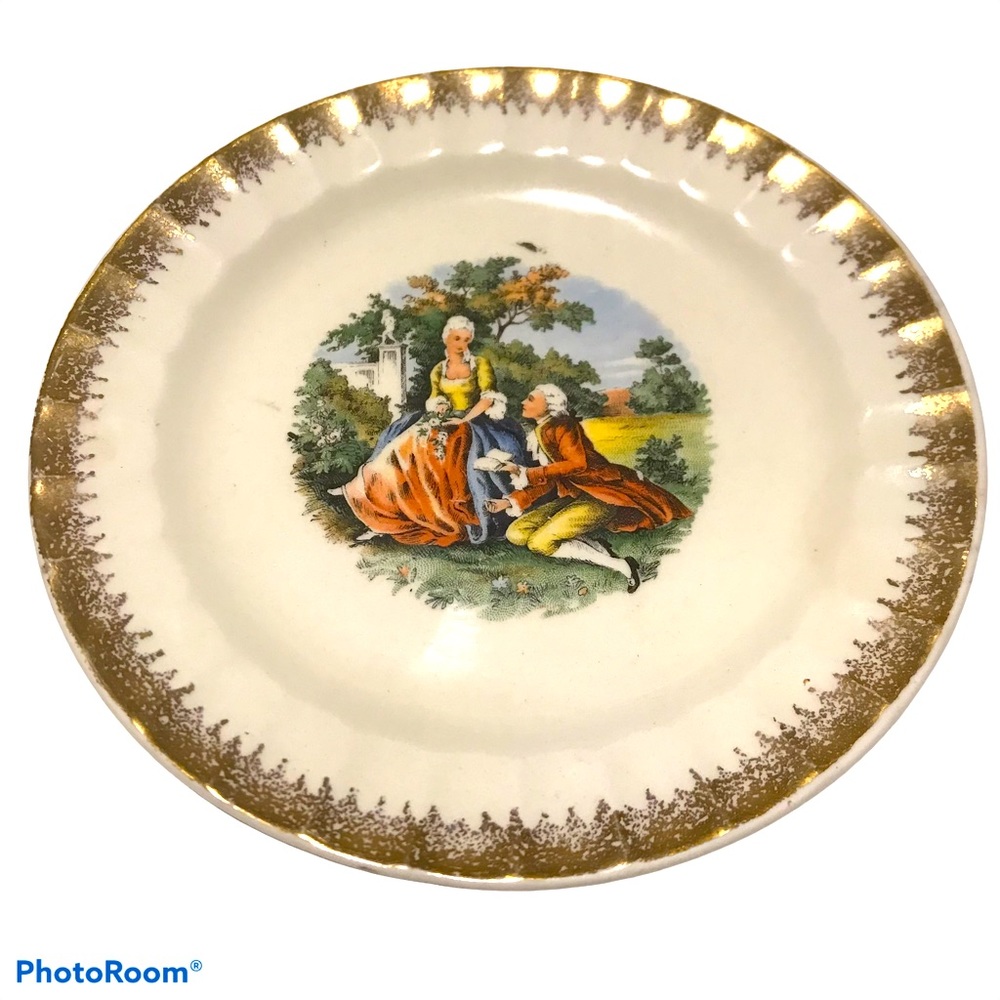 Vintage The Cronin China Co Mini 6.5” Plate